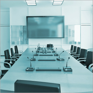 Video + Audio Conferencing (Small to large meeting room)